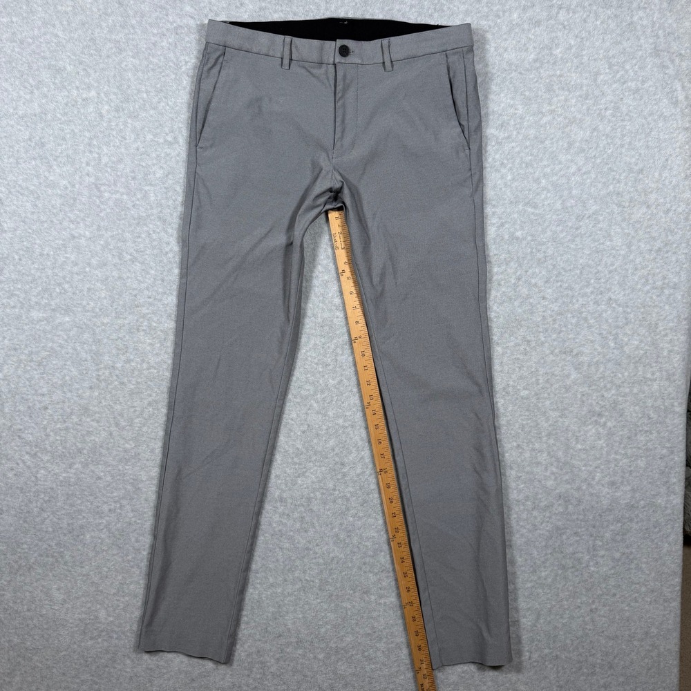 Bonobos Lightweight 5-Pocket Golf Pants Grey 33x34 (Fits 33x32) Tech Trousers - Picture 4 of 15